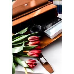 Casablanca Ciemny Camel Teczka Skórzana | Skórzane torebki (Kopia)