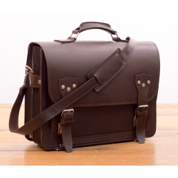 River Slim Kasztanowy Brąz Aktówka skórzana | Teczki skórzane męskie (Kopia)